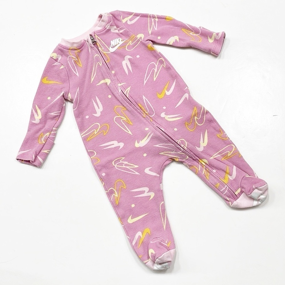 Nike baby zip up footie